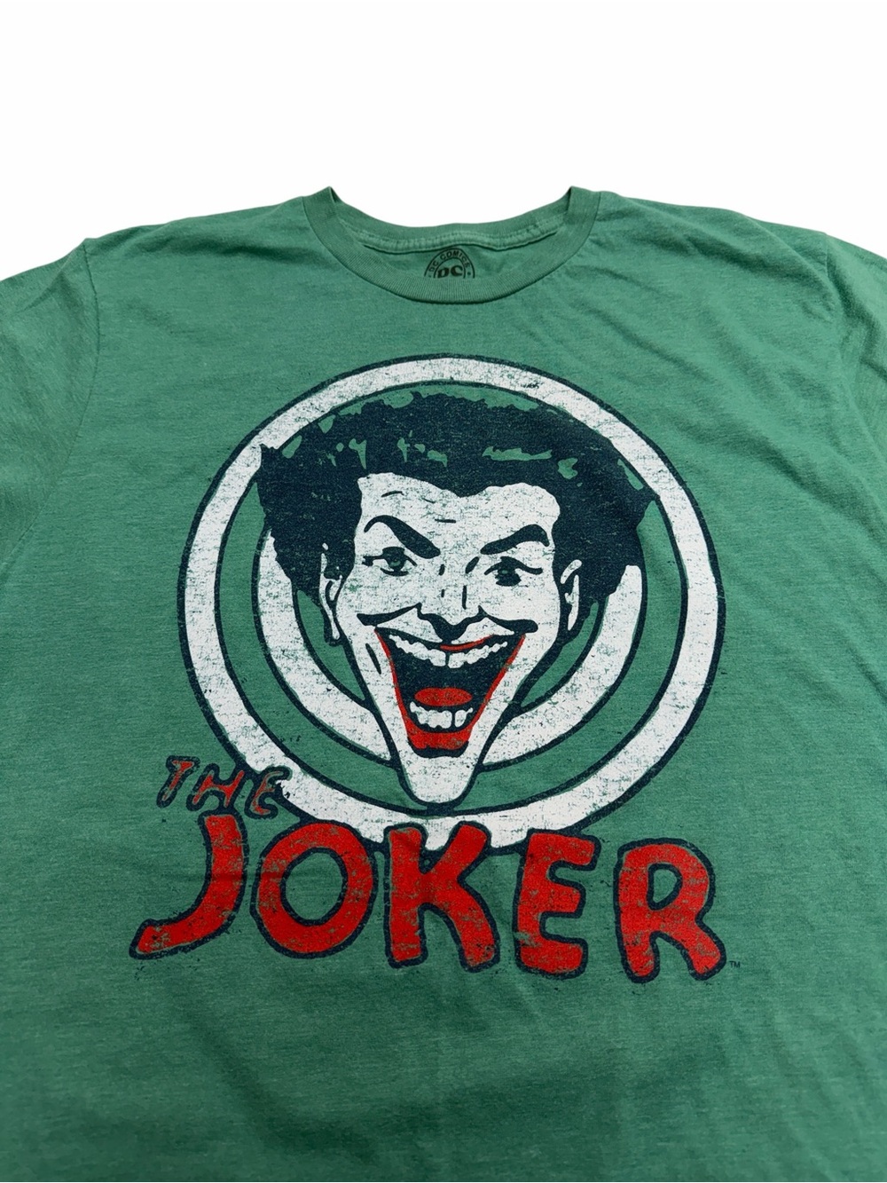 DC COMICS Men’s Large Green THE JOKER T-shirt